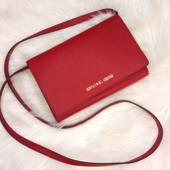 michael kors red small purse